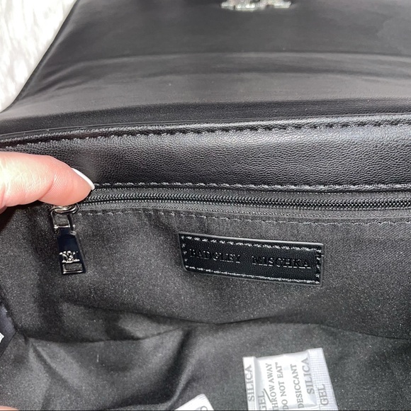 Badgley Mischka black studded quilted purse - Picture 14 of 16